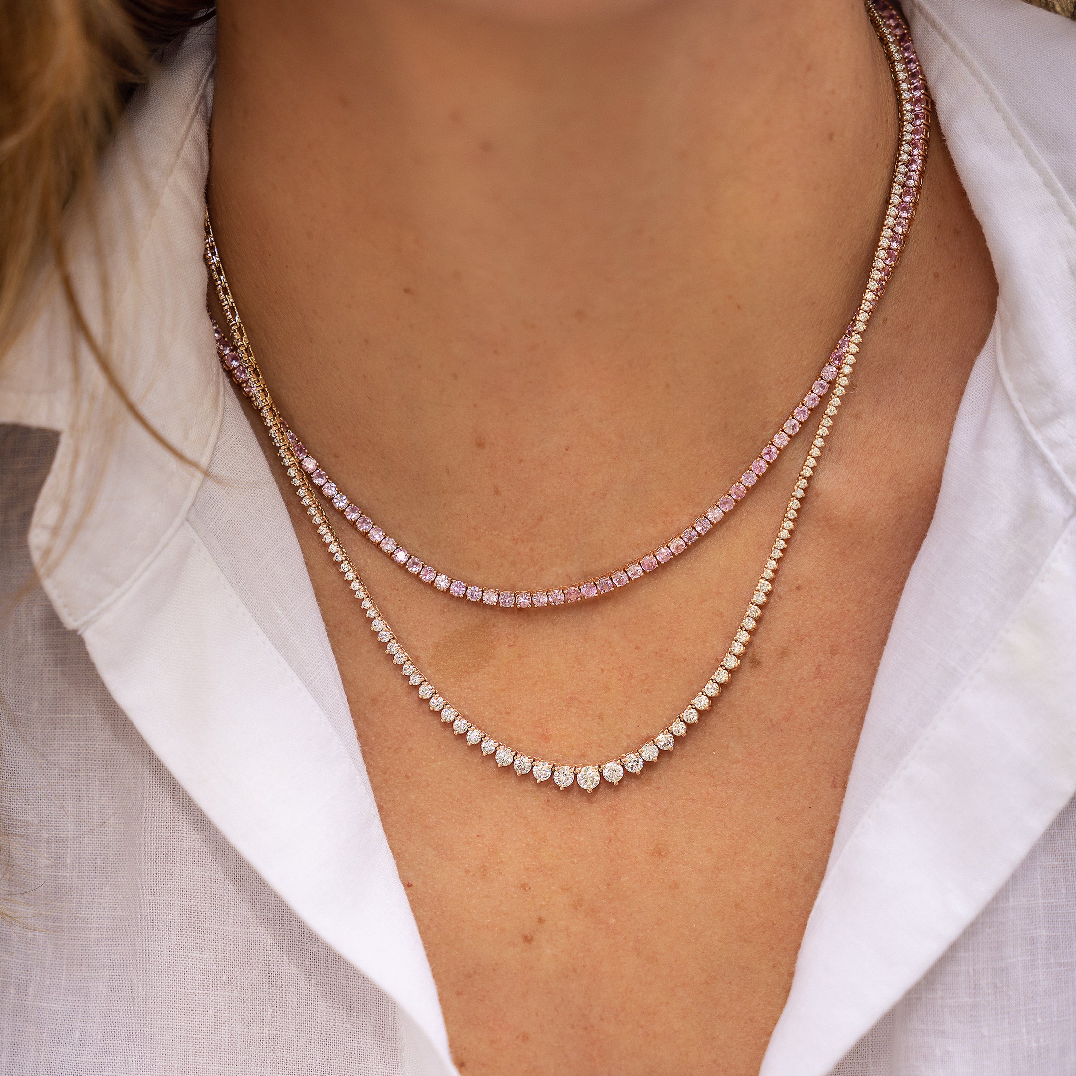 Farah Diamond Necklace | Magnificent Gold Jewellery | CaratLane